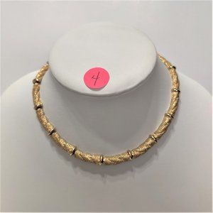 MONET VINTAGE GOLD TONE ROPE NECKLACE